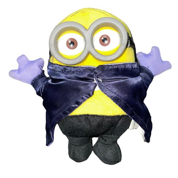 Despicable Me Plush Minions Stuart & Gone Batty Vampire Stuffed Decor Lot of 2 - Picture 2 of 13